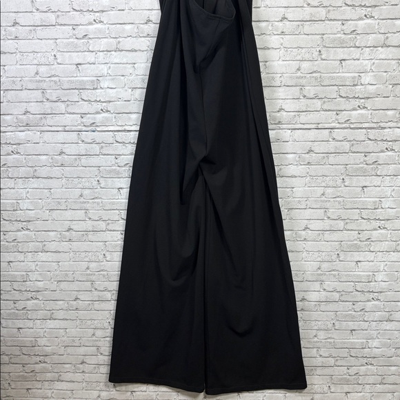 LULUS Thinking Out Loud Black Criss Bross Backless Jumpsuit size large - Picture 6 of 9